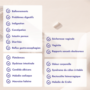 Symbiotic probiotiques est la dernière formule de probiotiques spécialement conçue pour la santé et le bien-être des femmes. Conçu spécialement pour aider les femmes en période de périménopause, ménopause et postménopause, Symbiotic probiotiques combine action sur la flore vaginale et action sur la flore intestinale, pour un bien-être accru et un système immunitaire renforcé.
