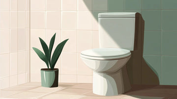 Objets de salle de bain évoquant les soins naturels pour préserver la santé urinaire pendant la ménopause.