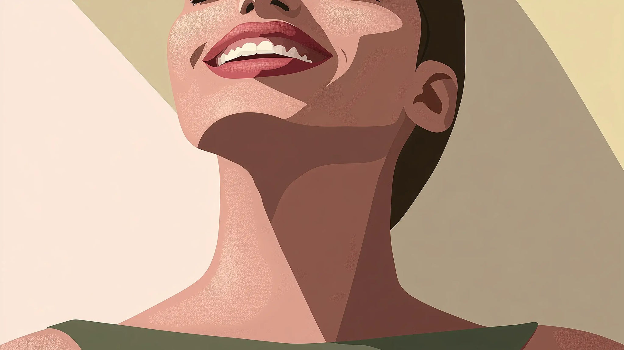 Portrait d'une femme souriante illustrant les bienfaits des compléments alimentaires sur l’humeur en ménopause.