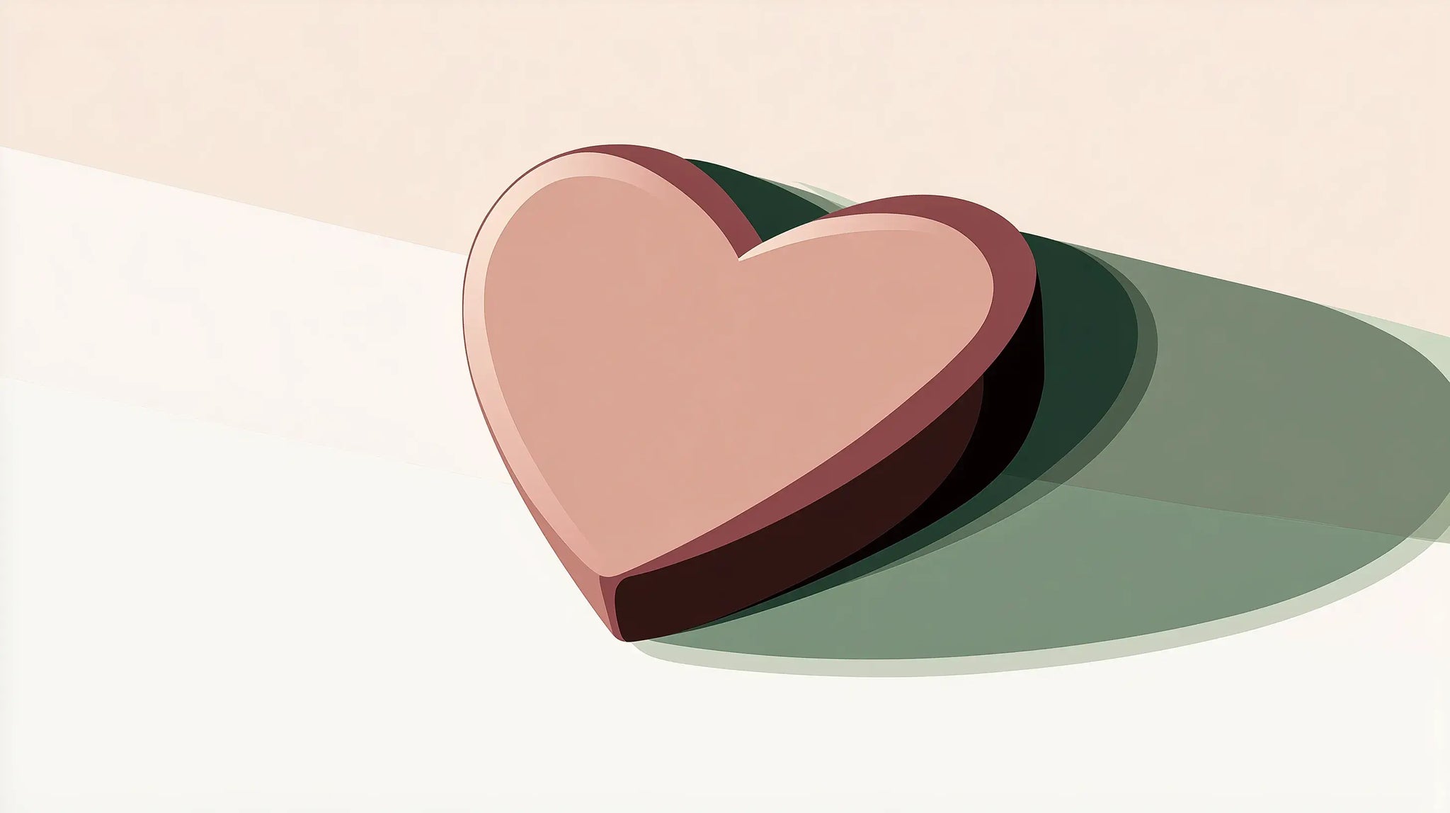 Symbole de cœur illustrant la prévention naturelle des risques cardiovasculaires pendant la ménopause.