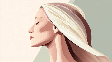 Portrait d'une femme aux cheveux soignés, illustrant les bienfaits des soins capillaires hypoallergéniques.