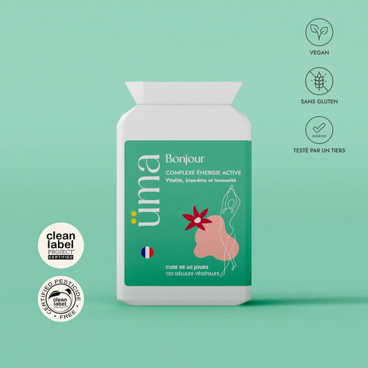 Imaginez commencer chaque journée avec une énergie renouvelée. Avec Bonjour, 17 vitamines, minéraux, fibres et probiotiques s’unissent pour vous offrir exactement ça : vitalité, immunité renforcée, et un coup de pouce contre la fatigue.