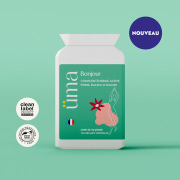 Imaginez commencer chaque journée avec une énergie renouvelée. Avec Bonjour, 17 vitamines, minéraux, fibres et probiotiques s’unissent pour vous offrir exactement ça : vitalité, immunité renforcée, et un coup de pouce contre la fatigue.