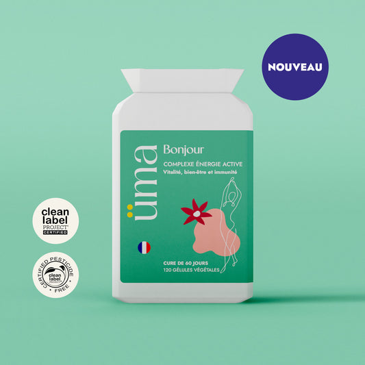 Imaginez commencer chaque journée avec une énergie renouvelée. Avec Bonjour, 17 vitamines, minéraux, fibres et probiotiques s’unissent pour vous offrir exactement ça : vitalité, immunité renforcée, et un coup de pouce contre la fatigue.