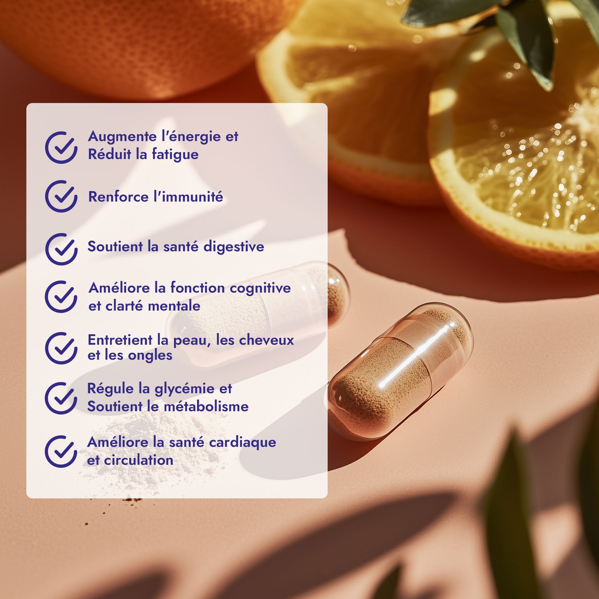 Imaginez commencer chaque journée avec une énergie renouvelée. Avec Bonjour, 17 vitamines, minéraux, fibres et probiotiques s’unissent pour vous offrir exactement ça : vitalité, immunité renforcée, et un coup de pouce contre la fatigue.