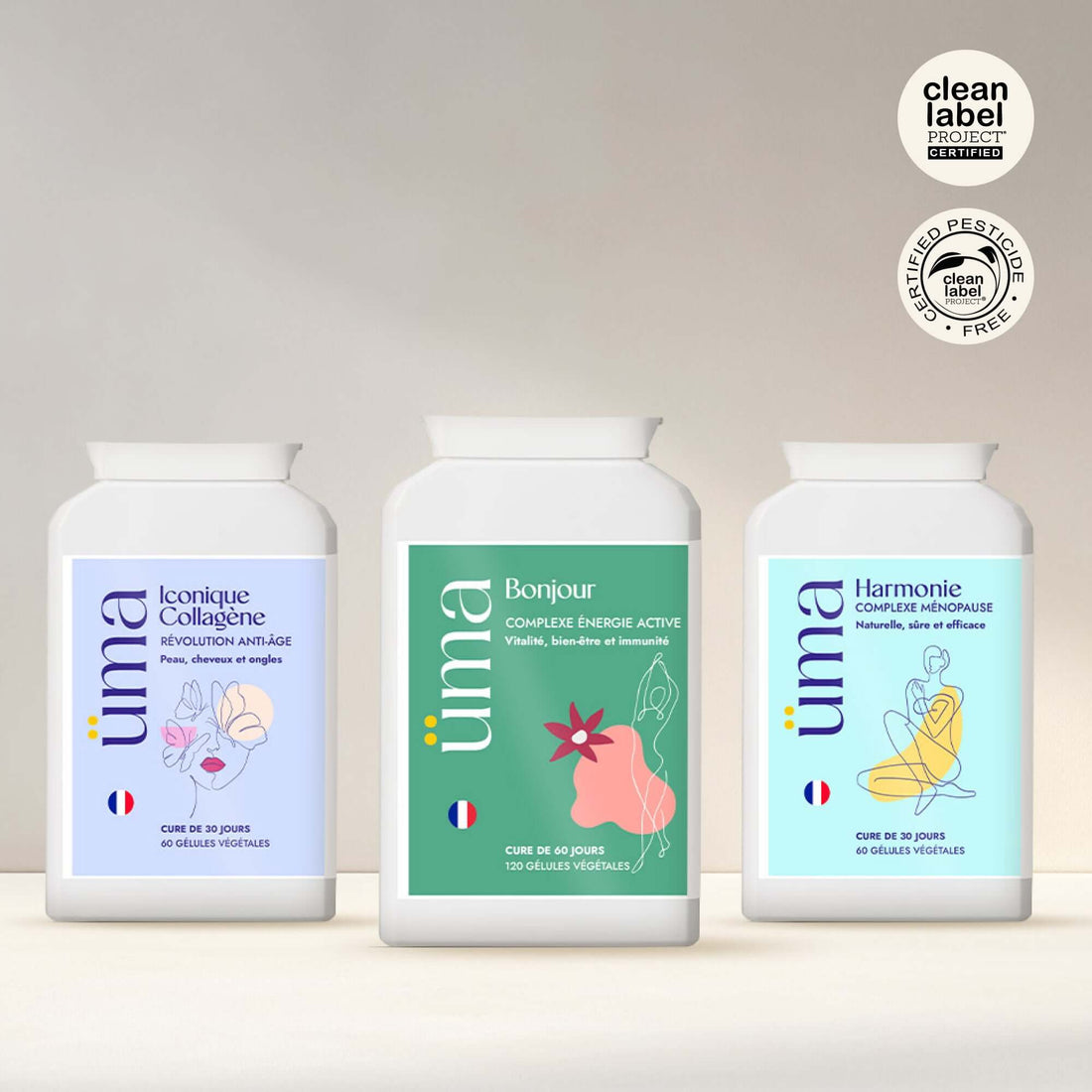 Pack Rajeunissement Total Peau & Cheveux - Laboratoires üma sas 