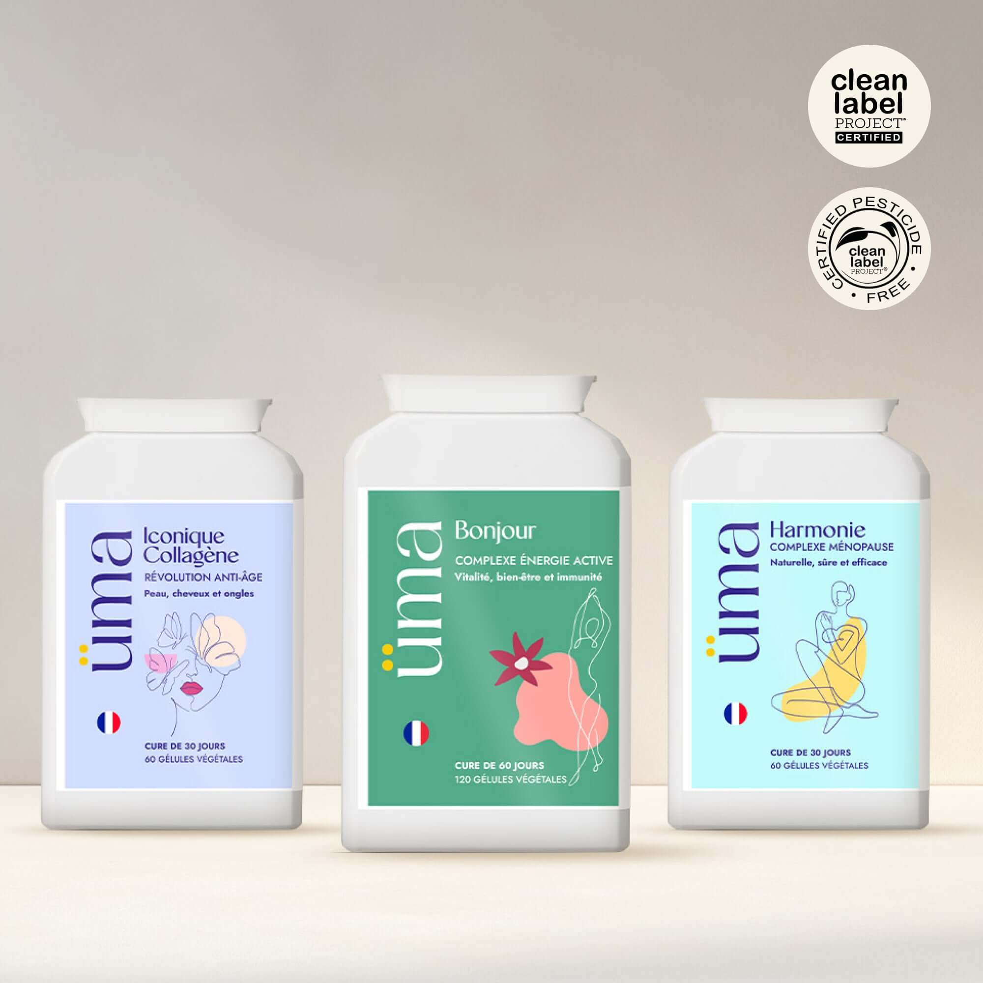 Pack Rajeunissement Total Peau & Cheveux - Laboratoires üma sas 