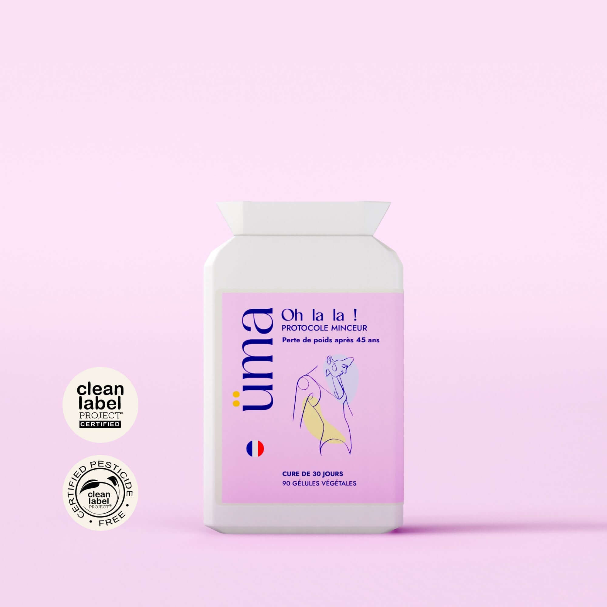 Oh La La Minceur est le premier brûle graisses formulé avec des ingrédients naturels véritablement efficaces pour vous aider dans votre perte de poids pendant et après la ménopause.