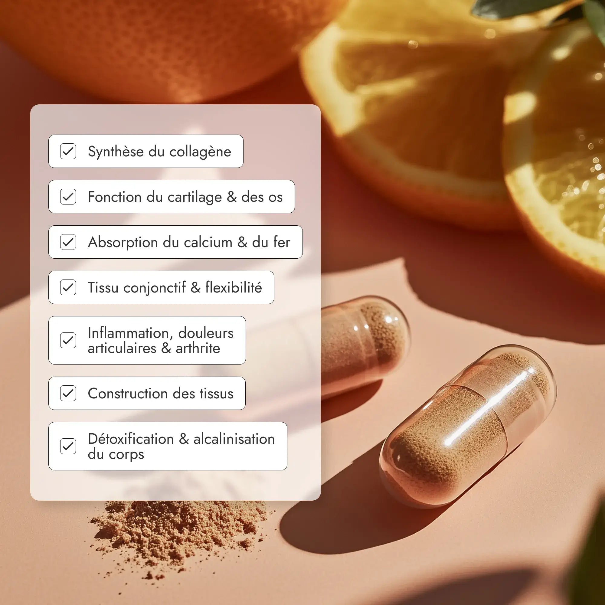 Reneva c'est une synergie inédite de 16 ingrédients naturels pour une réponse directe et innovante aux défis articulaires et osseux de la ménopause. Jour après jour, retrouvez souplesse et mobilité pour une vie active sans douleur.