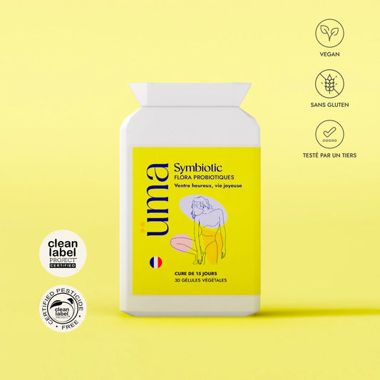 Symbiotic probiotiques est la dernière formule de probiotiques spécialement conçue pour la santé et le bien-être des femmes. Conçu spécialement pour aider les femmes en période de périménopause, ménopause et postménopause, Symbiotic probiotiques combine action sur la flore vaginale et action sur la flore intestinale, pour un bien-être accru et un système immunitaire renforcé.